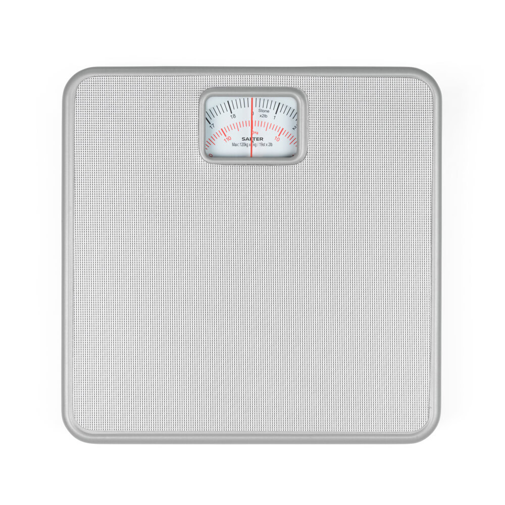 Salter Silver Mechanical Bathroom Scale